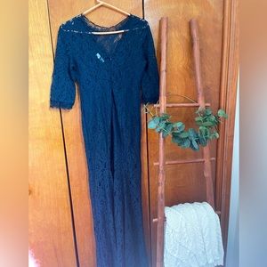 LuLus size medium maxi crochet dress.
